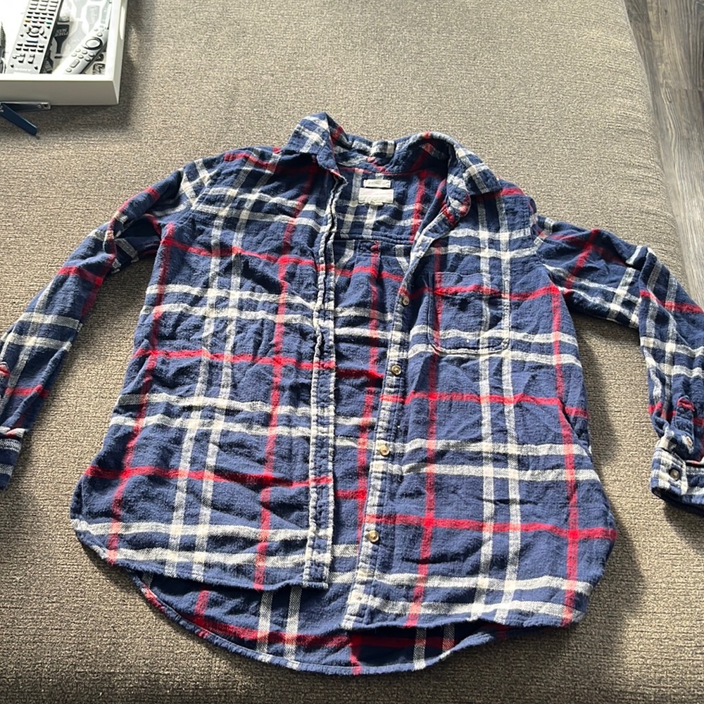 Blue American Eagle flannel